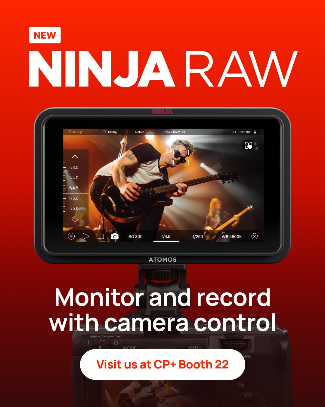 Atomos introduces Ninja Raw 5-inch monitor-recorder