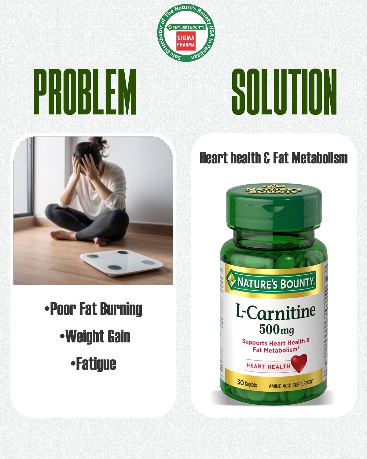 nature's bounty l-carnitine 500 mg 🔥 Problem: Workout karne ke bawajood desired results nahi mil rahe? 💪 Solution: fat metabolism aur energy production ko support karta hai, taake aap apni fitness journey ko confidence AndroVital – Male Fertility Collagen supplement Grape Crush:Passion Berry