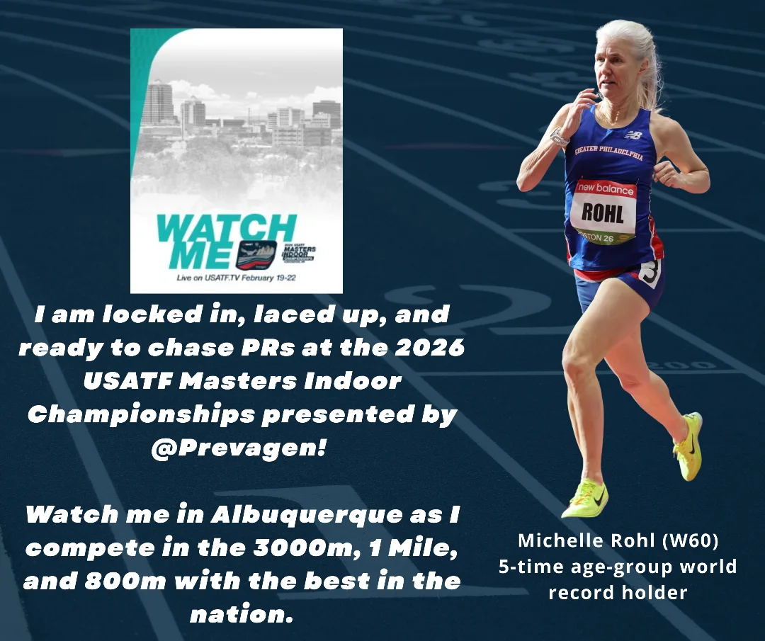 USATFMasters - 🏆Michelle Rohl (60-64 age group) is a three-time ...