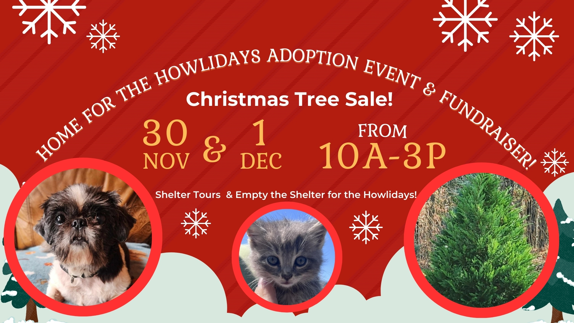 Home for the Howlidays Adoption Event & Fundraiser!