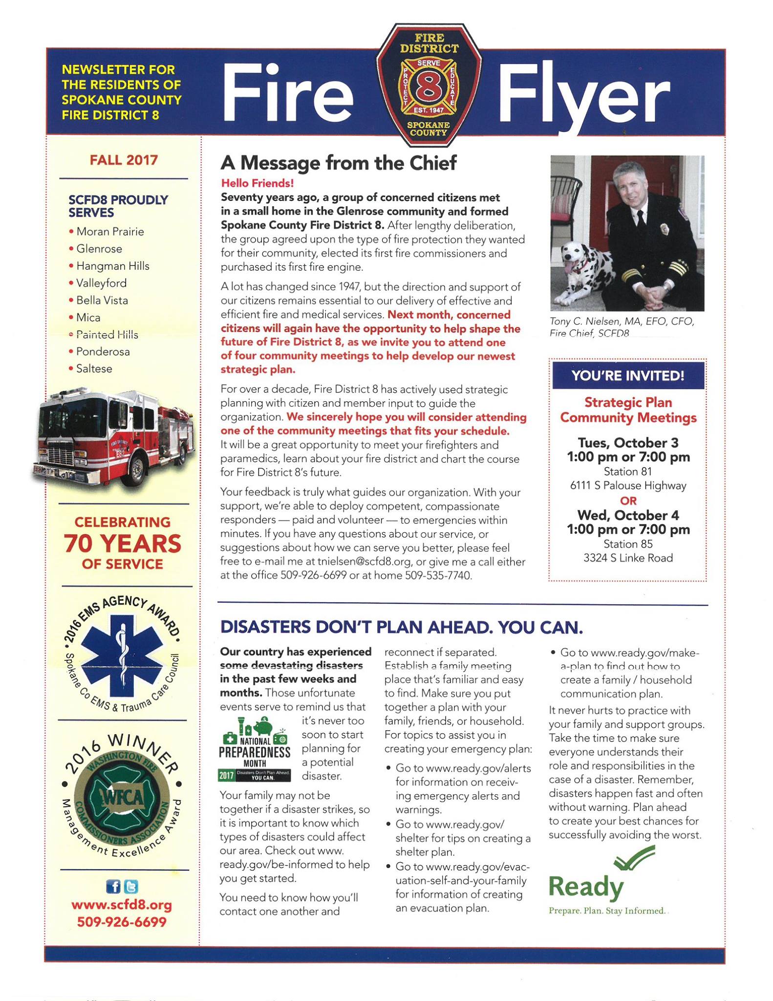 The SCFD8 Fall Newsletter... - Spokane County Fire District 8 | Facebook