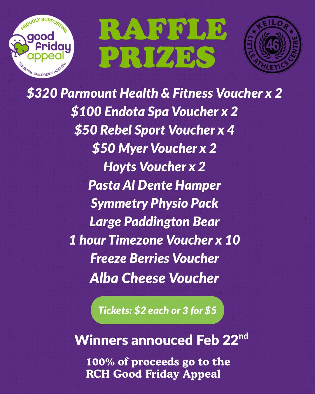 Keilor - 🎟️ Relaython Raffle Time! 🎟️ Our annual Relaython for the Good ...
