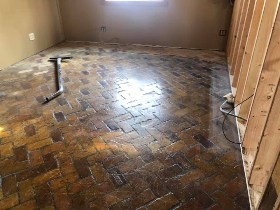 Are first brick floor we... - Erlandson Epoxy Floor Coating