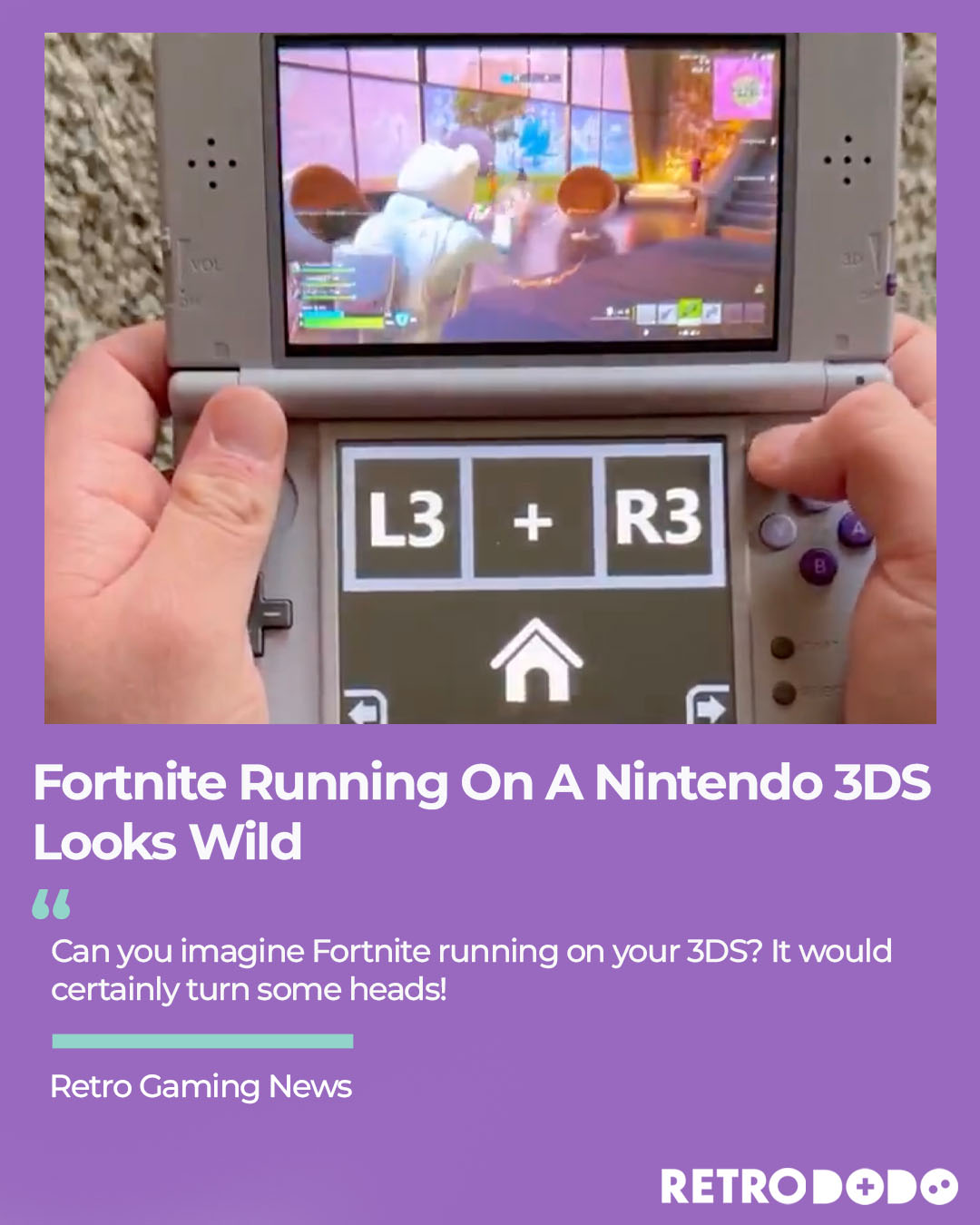 Retro Dodo - Now that's the best way to use your old 3DS! | Facebook