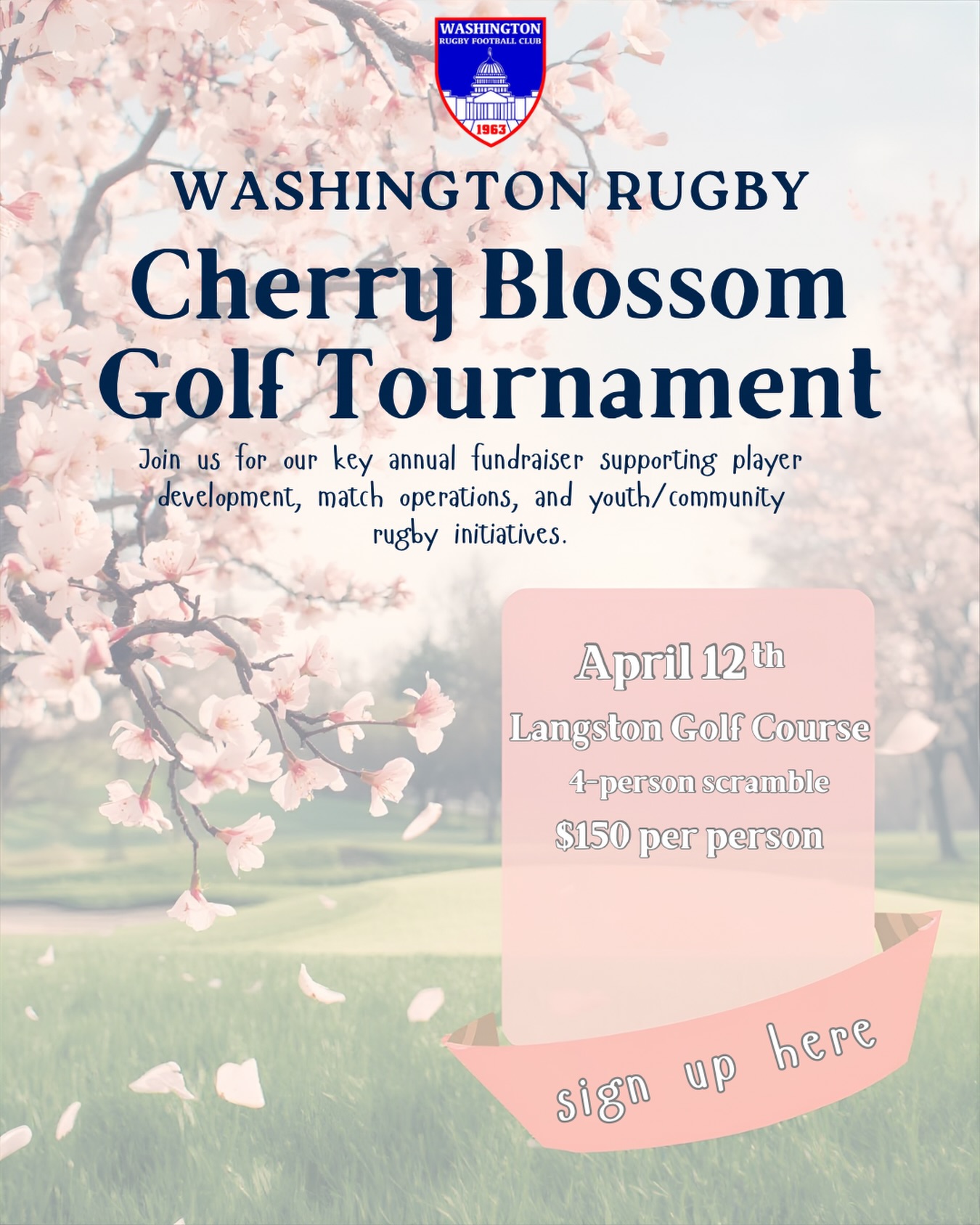 Washington - 🌸🏌🏾‍♂️ BIG NEWS, DC RUGBY! 🏉🌸 Washington Rugby is thrilled ...
