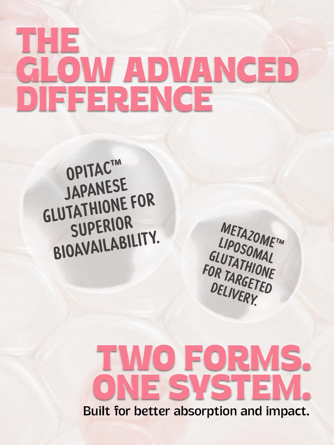 opitac glutathione absorption It's not always about taking more it's about choosing a formula that works smarter. ✨ Glow Advanced brings together two forms of with a delivery-focused approach, because the formula matt Subtype:Light Lotion Size:Smart Pack -(15 Tablets) Peptides and Metabolic Health: