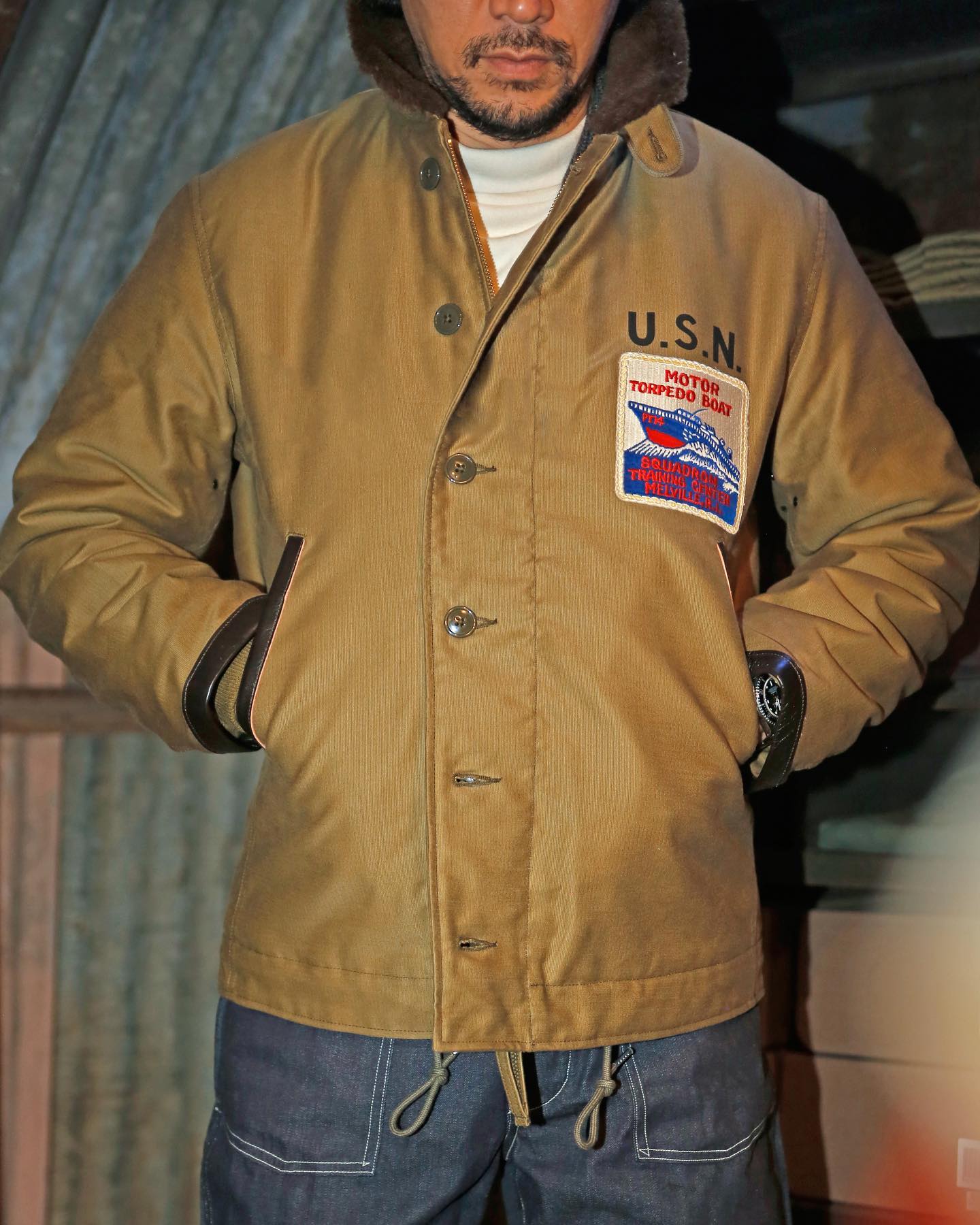N-1 KHAKI / PT29 N-1 deck jackets were... - The REAL McCOY