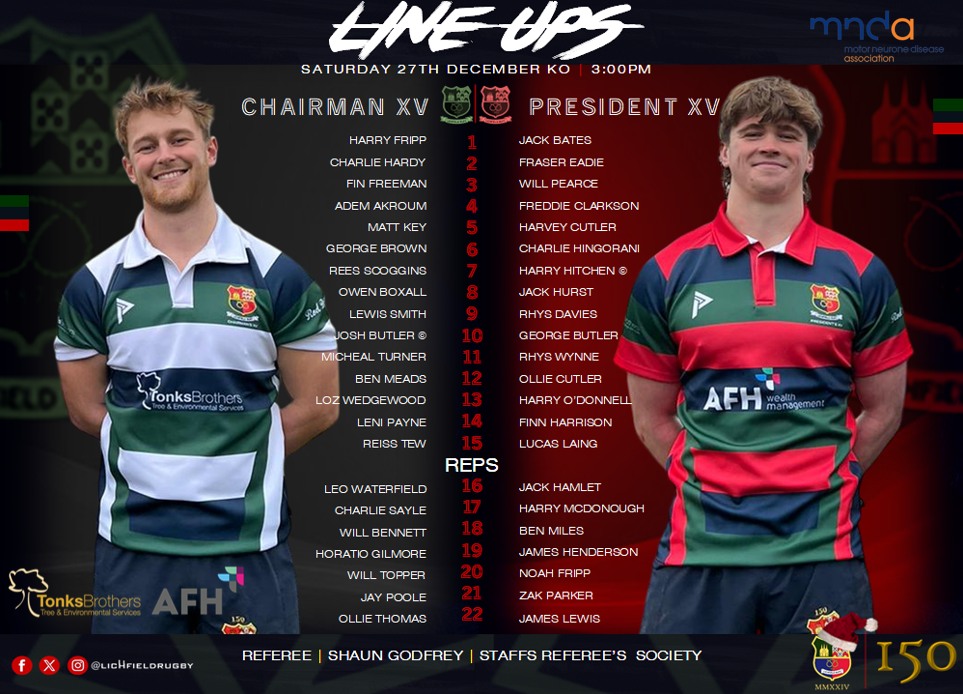 Lichfield Rugby Club added a new photo. - Lichfield Rugby Club