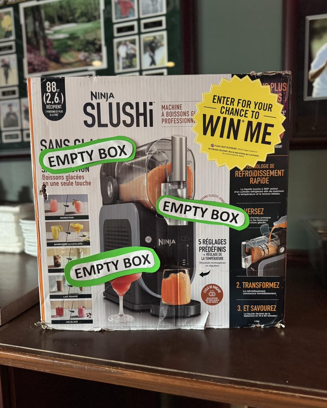 Enter to win a Ninja Slushie at Boston Pizza Beverly before August 3rd