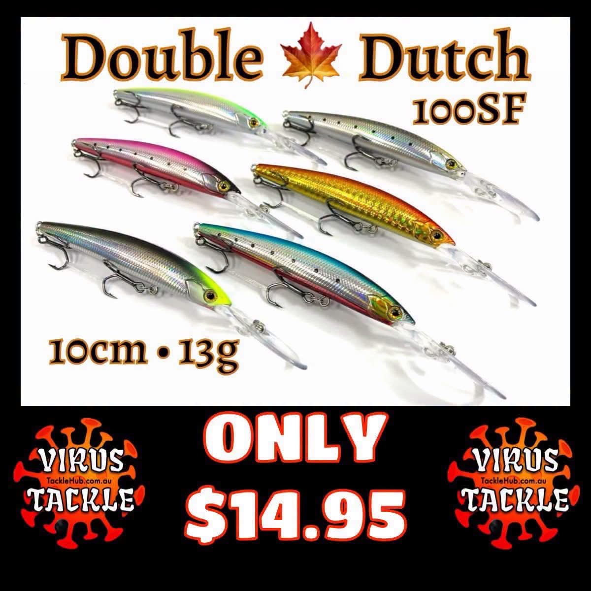 100 double hook fishing Tandem Hooks The stainless steel hook can be rigged directly in the wire underneath your lure FTK100pcs Double-barbed Curved Fishing Hooks,