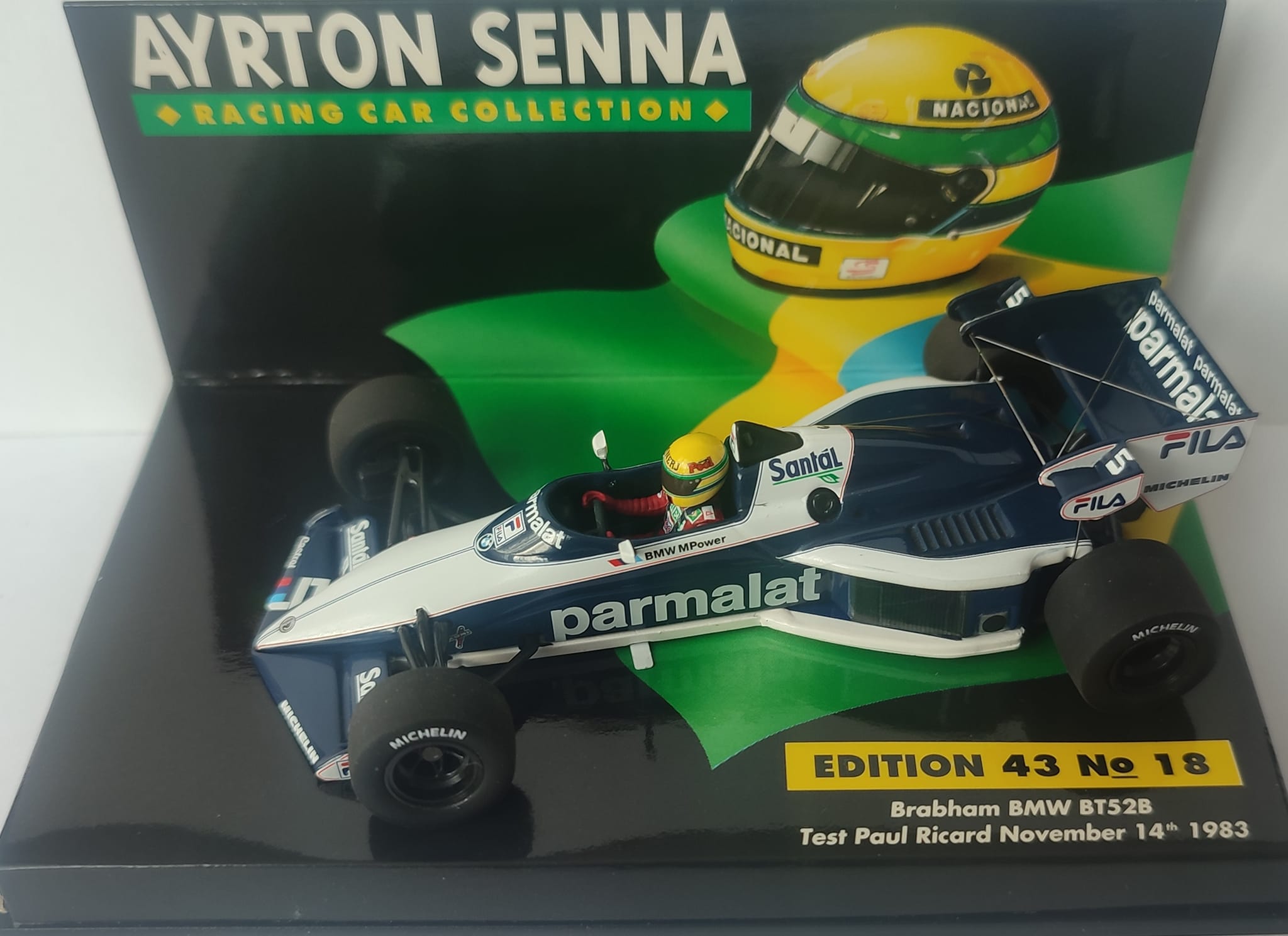 Ayrton Senna's Williams FW16 Renault 1994 diecast model by Paul's