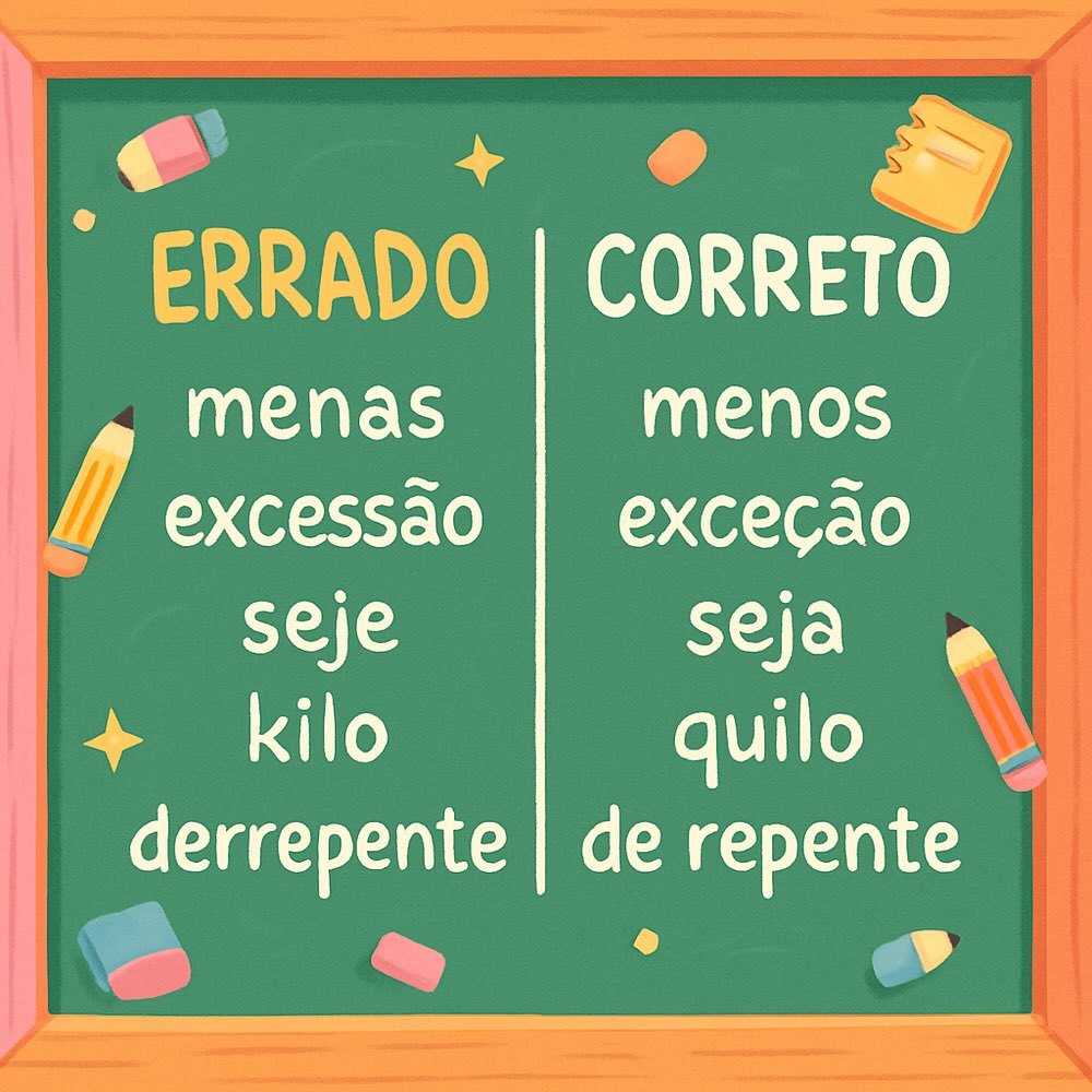 Amor à Língua Portuguesa. - www.facebook.com/Gramatica2 # ...