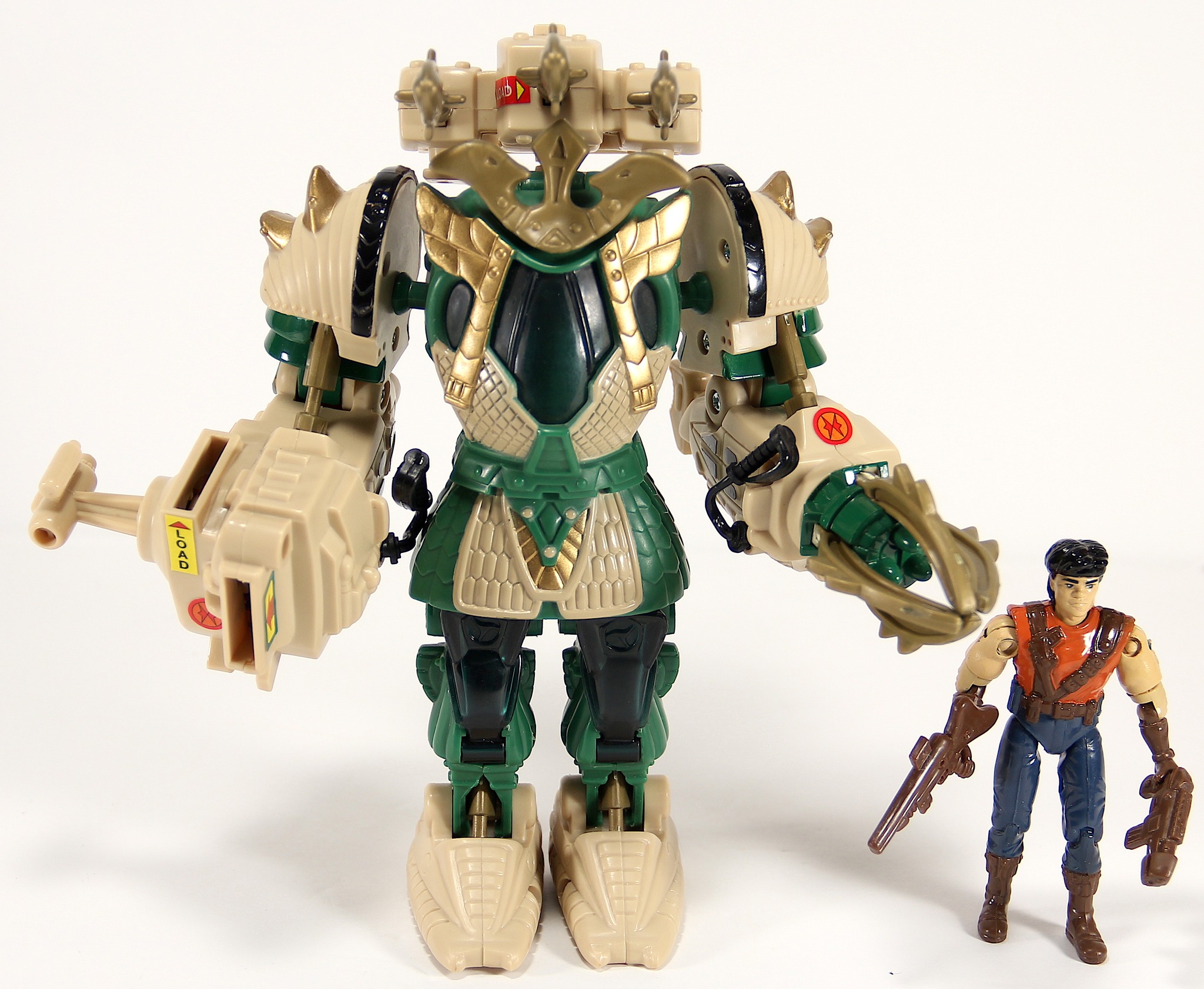 1995 Playmates Exosquad General Draconis with Interrogator E-Frame