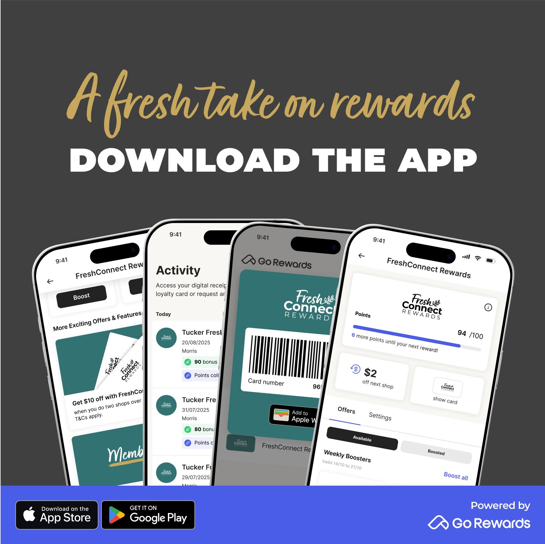 Tucker - Exciting news — FreshConnect Rewards has moved to the brand ...