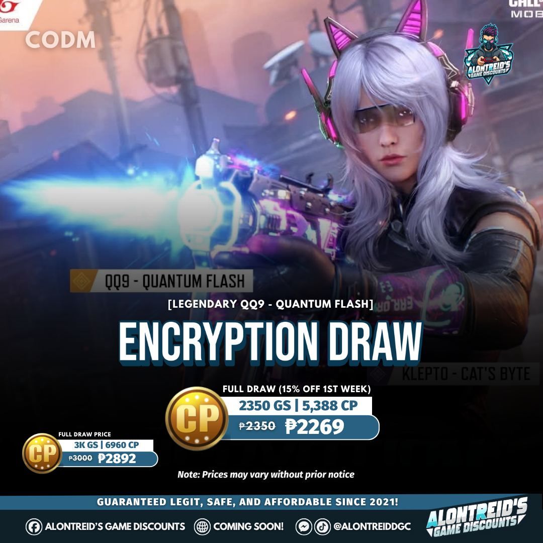 𝗖𝗢𝗗𝗠 | 𝗘𝗡𝗖𝗥𝗬𝗣𝗧𝗜𝗢𝗡 𝗗𝗥𝗔𝗪 *💵 𝗗𝗶𝘀𝗰𝗼𝘂𝗻𝘁𝗲𝗱