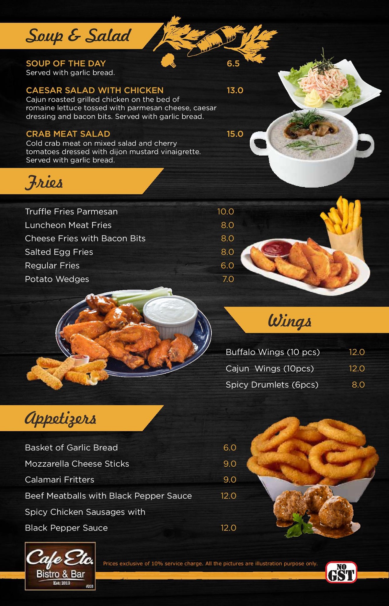 Cafe Etc. Posts Singapore Menu, Prices, Restaurant