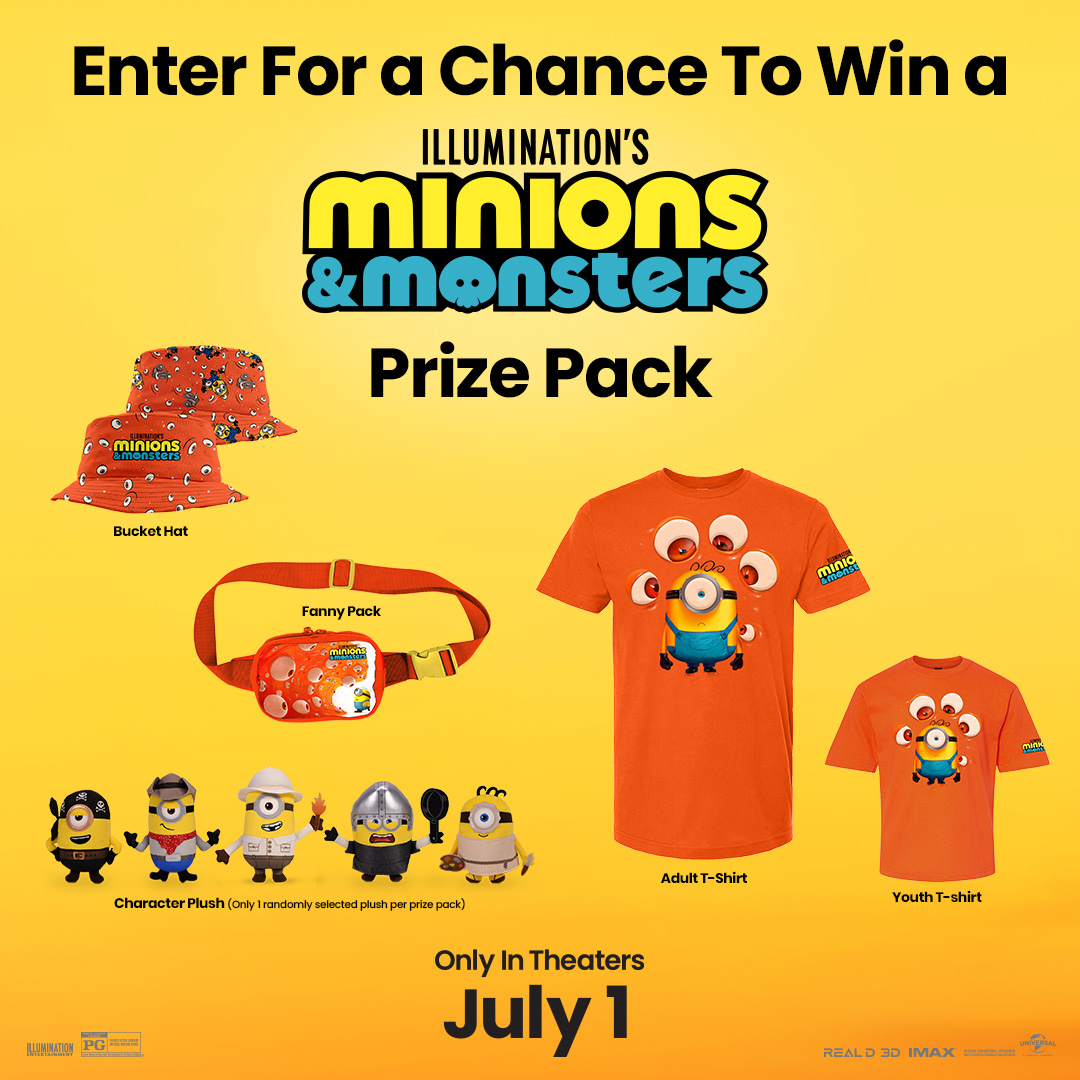 GIVEAWAY | Minions & Monsters Prize Pack?! Yes. How to enter