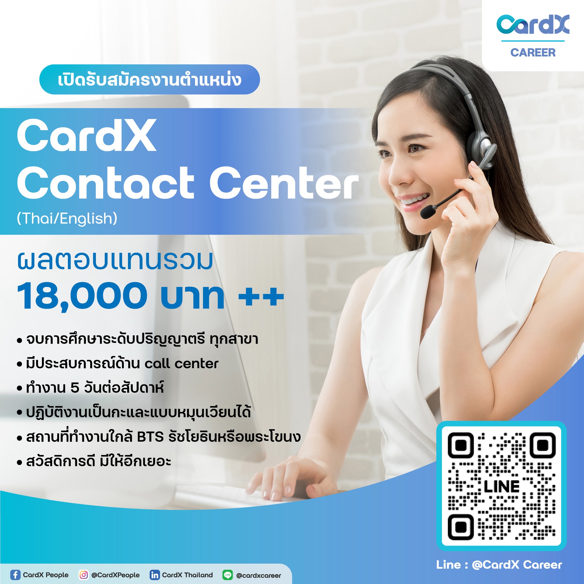 CardX People - 📣มาแล้วว! Hot Job ประจำสัปดาห์🔥... | Facebook