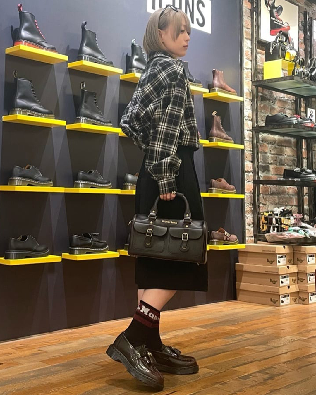 【ドクターマーチン】シンクレア　ジャングルブーツUK6 数回使用のみ　HYDE着 ドクターマーチン】シンクレア ジャングルブーツUK6 数回使用のみ HYDE