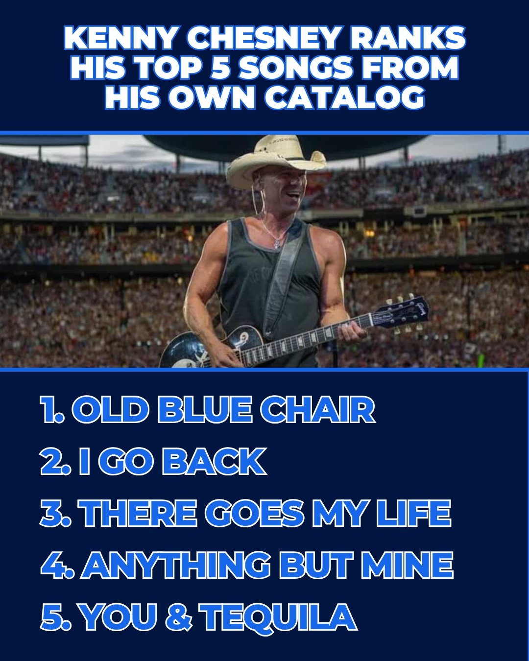 Music - Kenny Chesney ranked his Top 5 favorite songs from his own ...