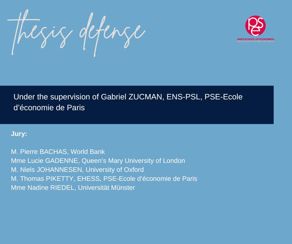Paris School of... - Paris School of Economics - PSE