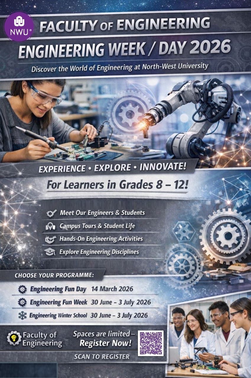 NWU - 📢 Reminder: Our 2026 Engineering Fun Experiences are fast ...