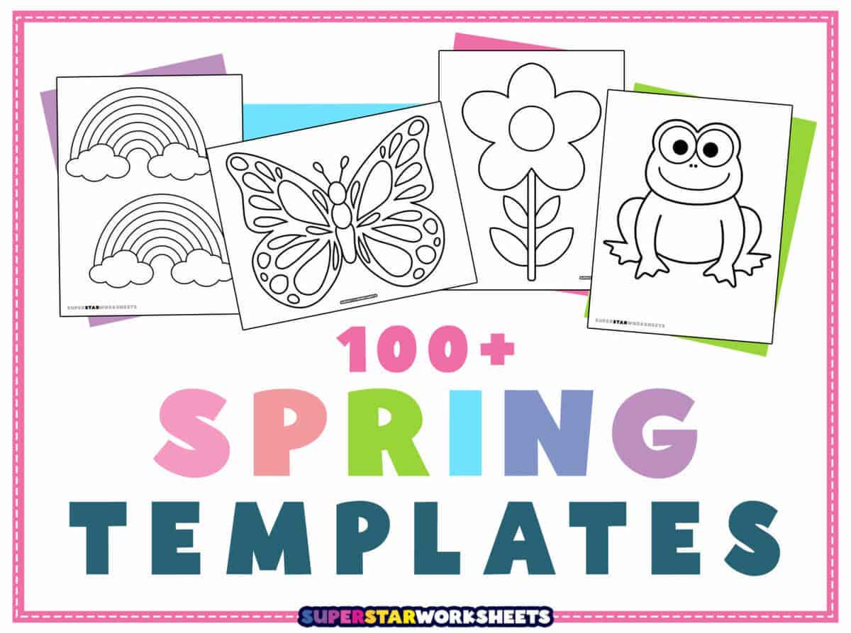 The Crafty - Free printable spring templates for kids crafts and more ...