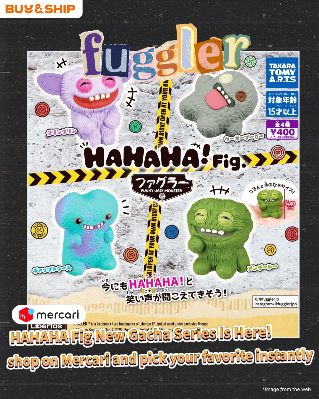 Buyandship - 😈🦷 Fuggler Is Taking Japan by Storm — Now as Gachapon ...