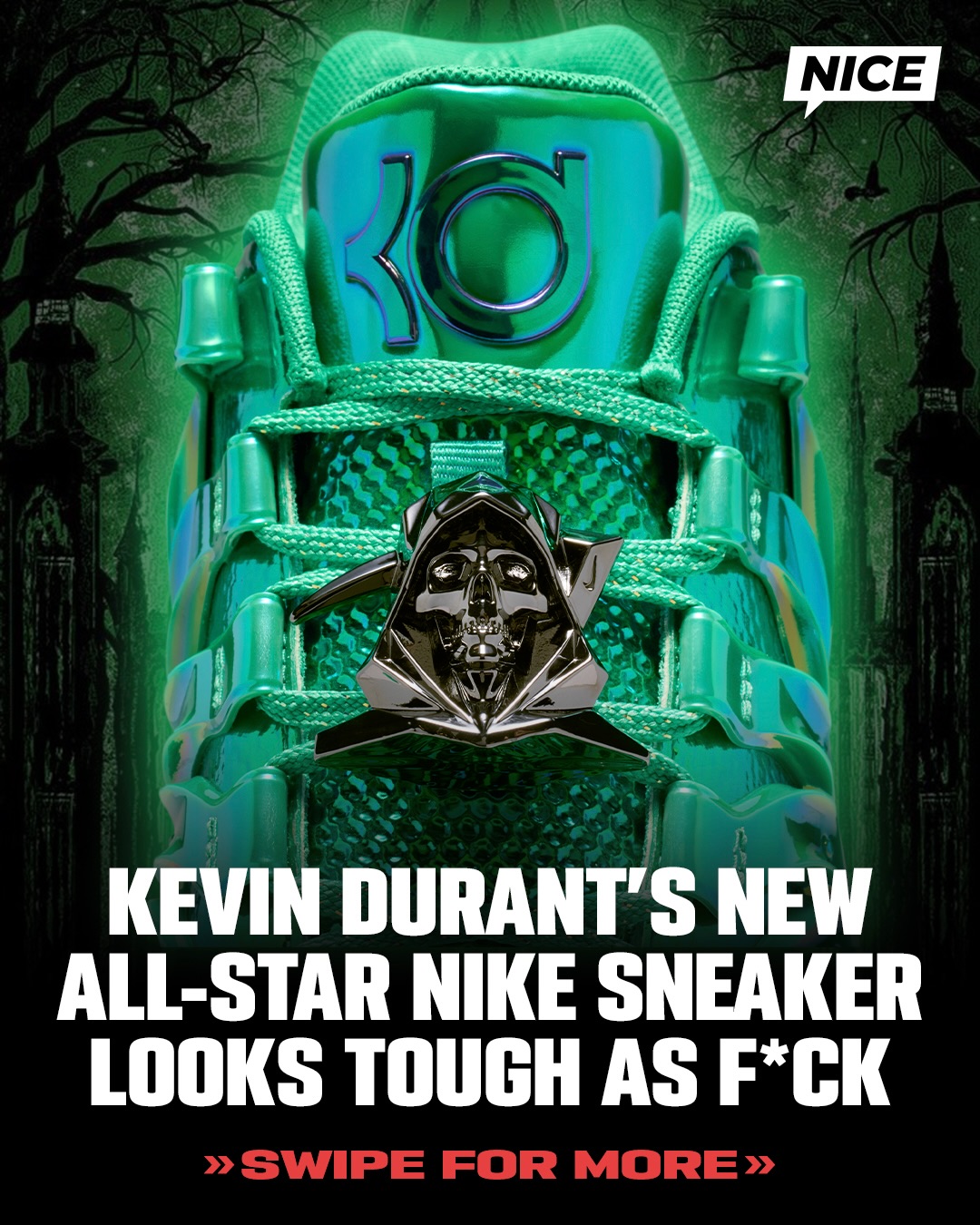The Slim Reaper lace lock is so tough! 🔥 Kevin Durant's Nike KD