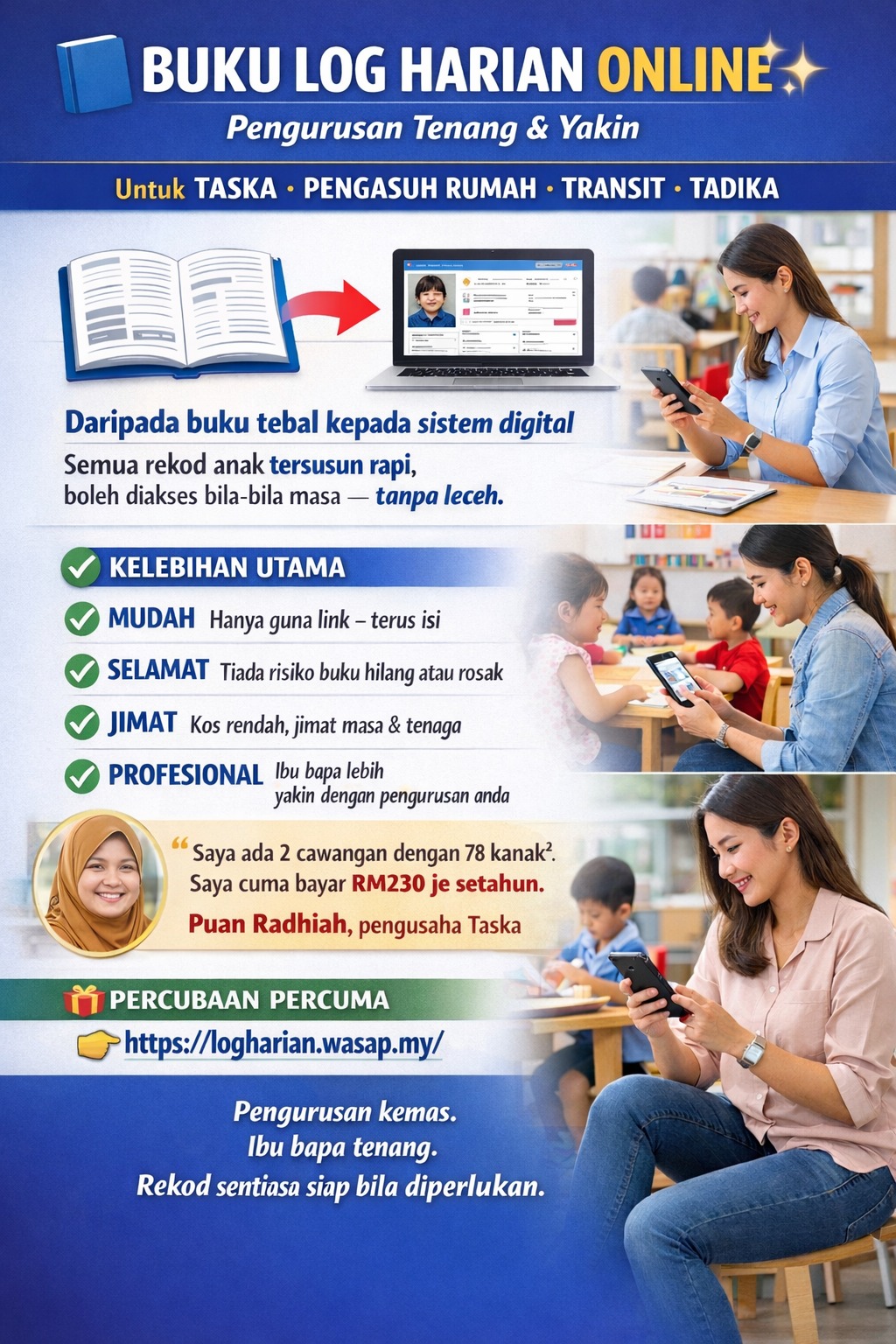 Log - BUKU LOG HARIAN ONLINE Untuk Pengurusan Tenang & Yakin – sesuai ...