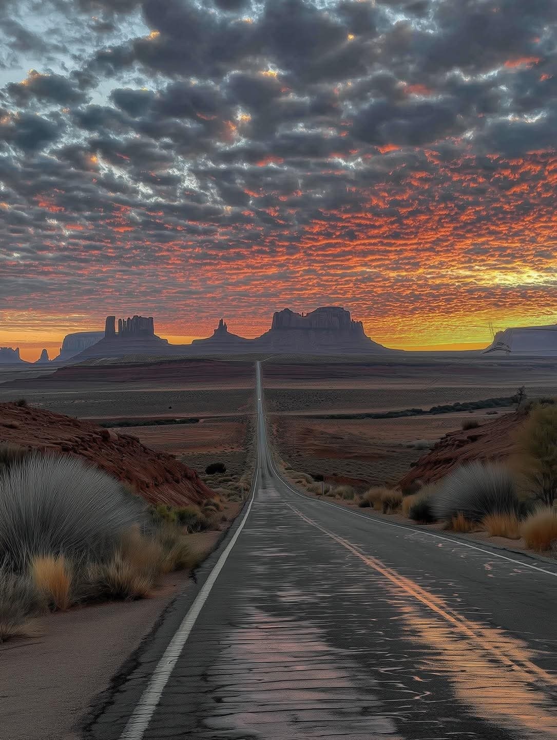 Route 163 through Monument Valley in Arizona 😲😍