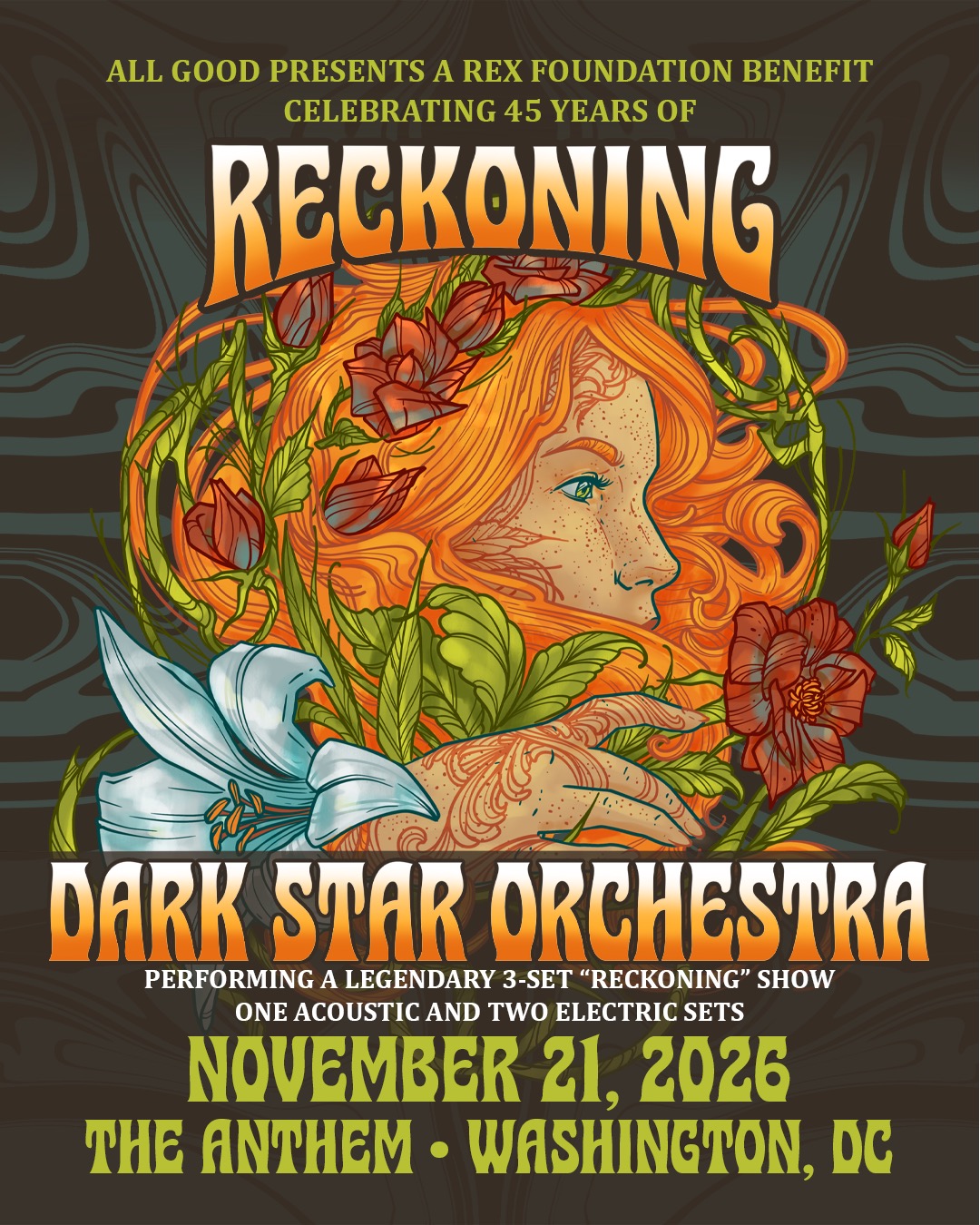 ミュージシャン WARFIELD THEATER 2001 REX FOUNDATION T Dark Star