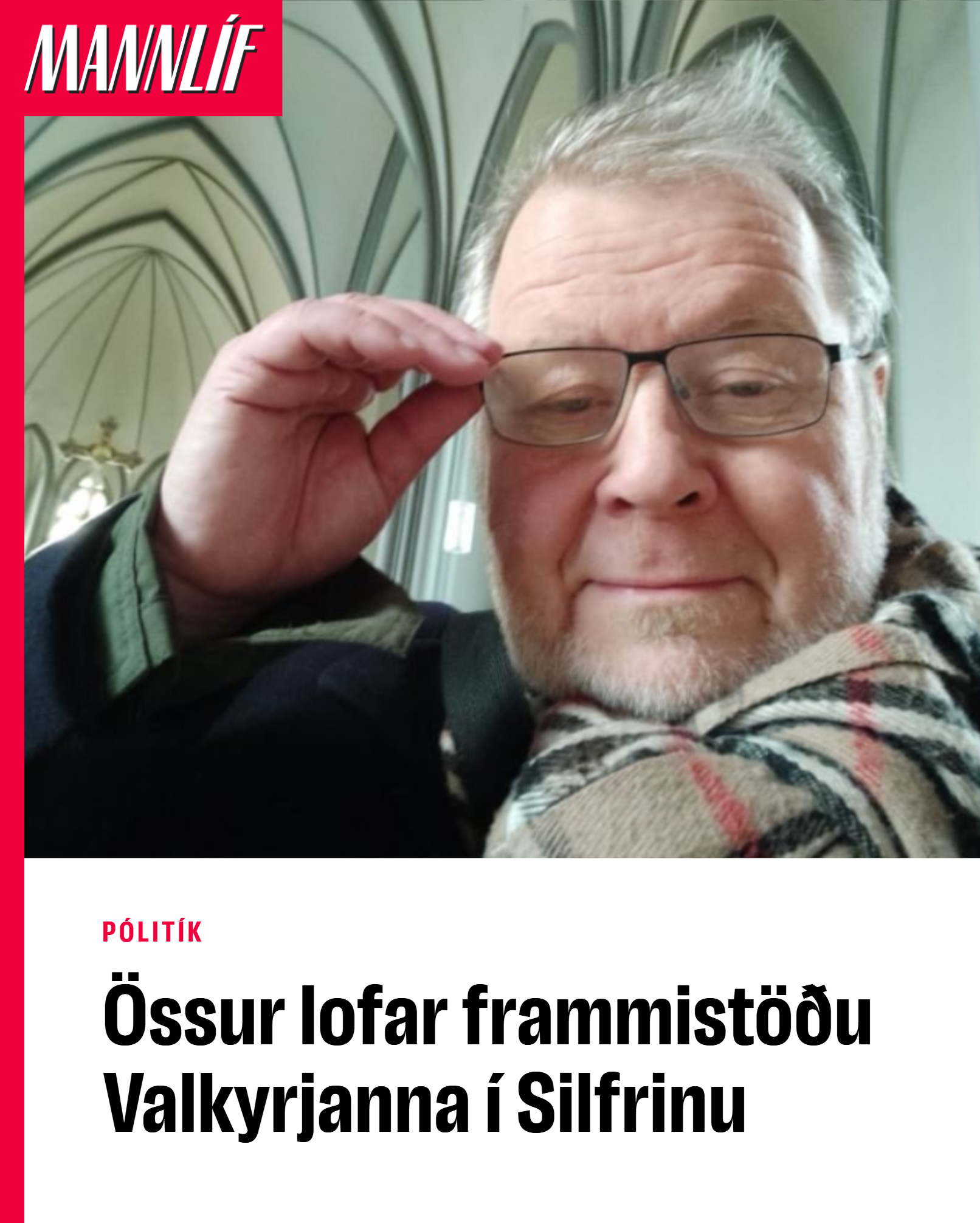 Mannlíf - Gefur lítið fyrir frammistöðu formanns... | Facebook