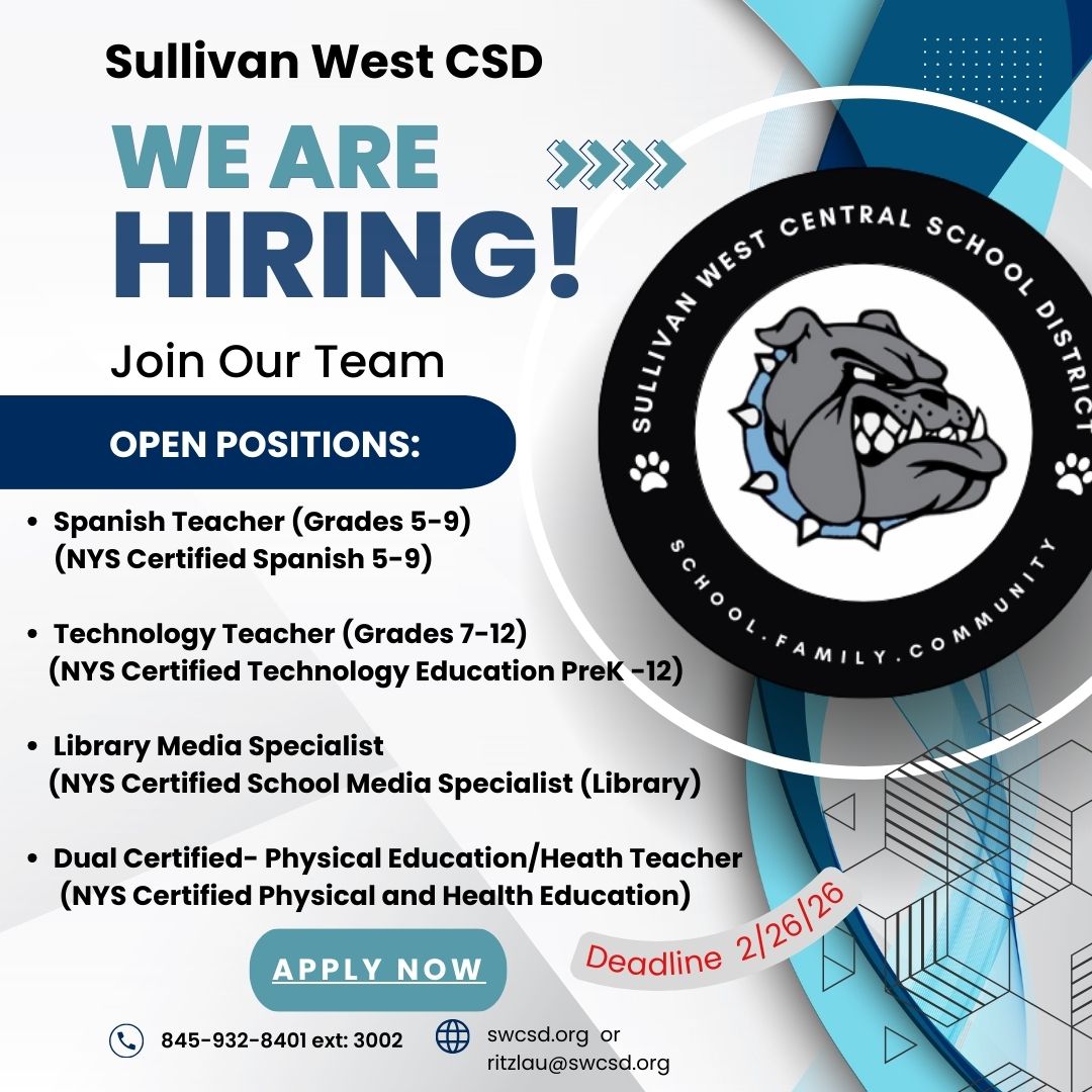 Sullivan West Central School District | Jeffersonville NY