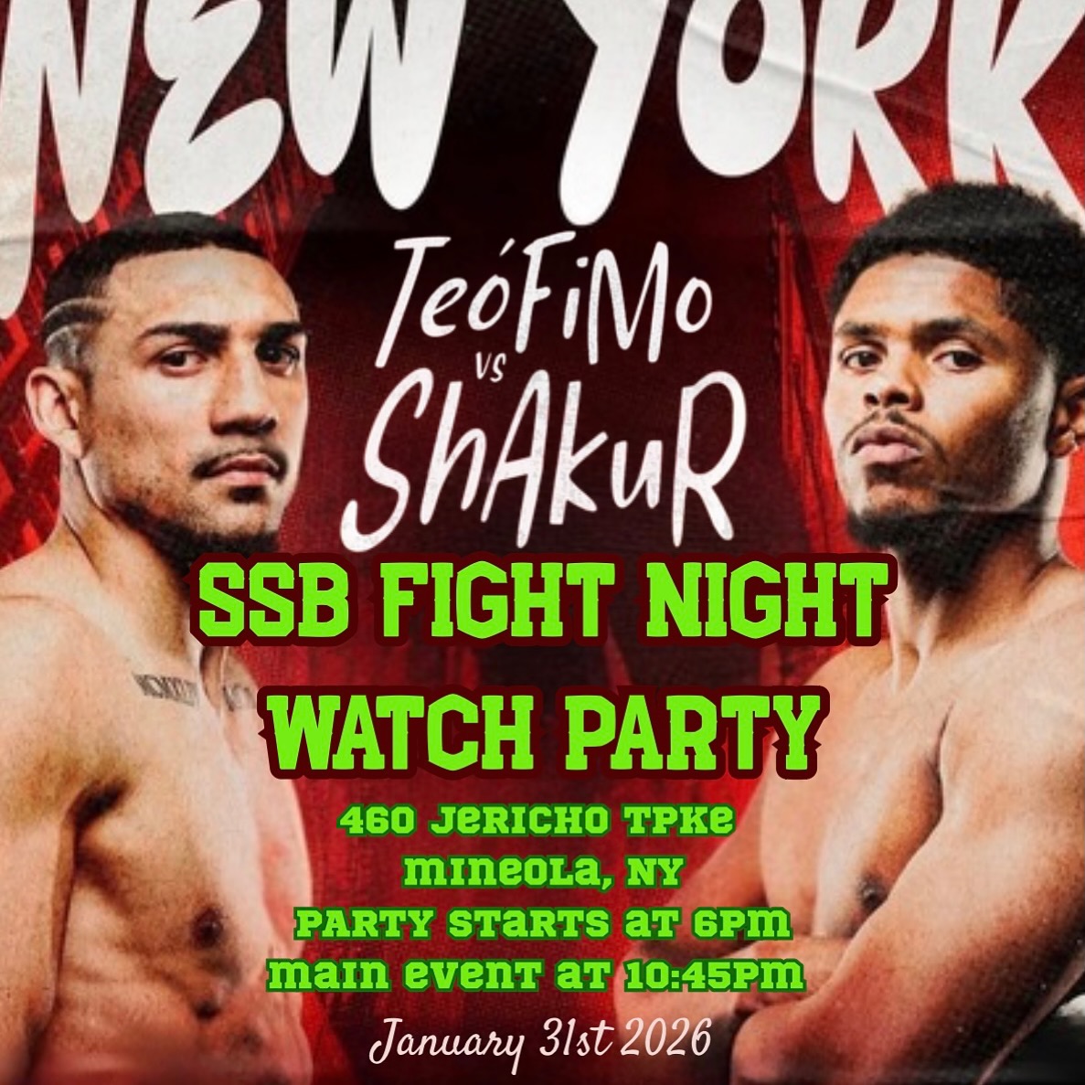 Slick - 🚨 FIGHT NIGHT IS GOING TO BE CRAZY! 🚨 Teófimo 🆚 Shakur— and we ...