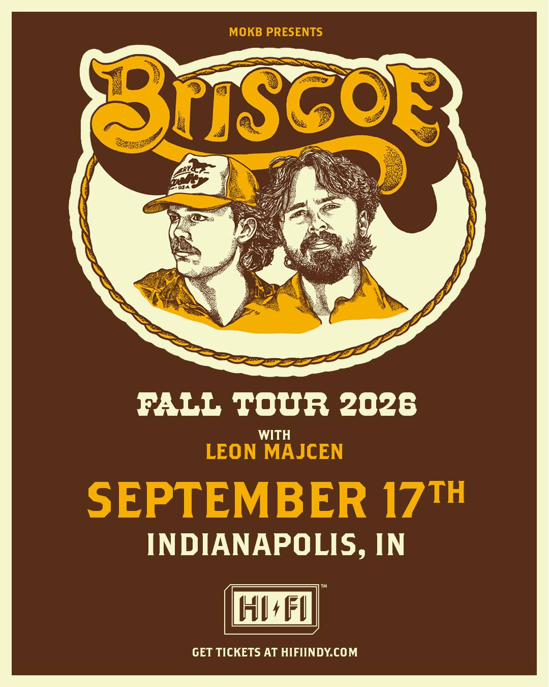 Briscoe headlines Hi-Fi in Indianapolis on September 17, 2026