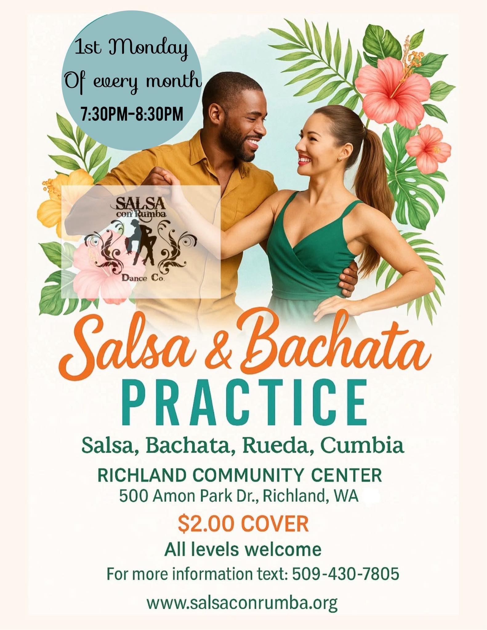 If you need to brush up on your skillz, Salsa 2.5 & Bachata 2.0 