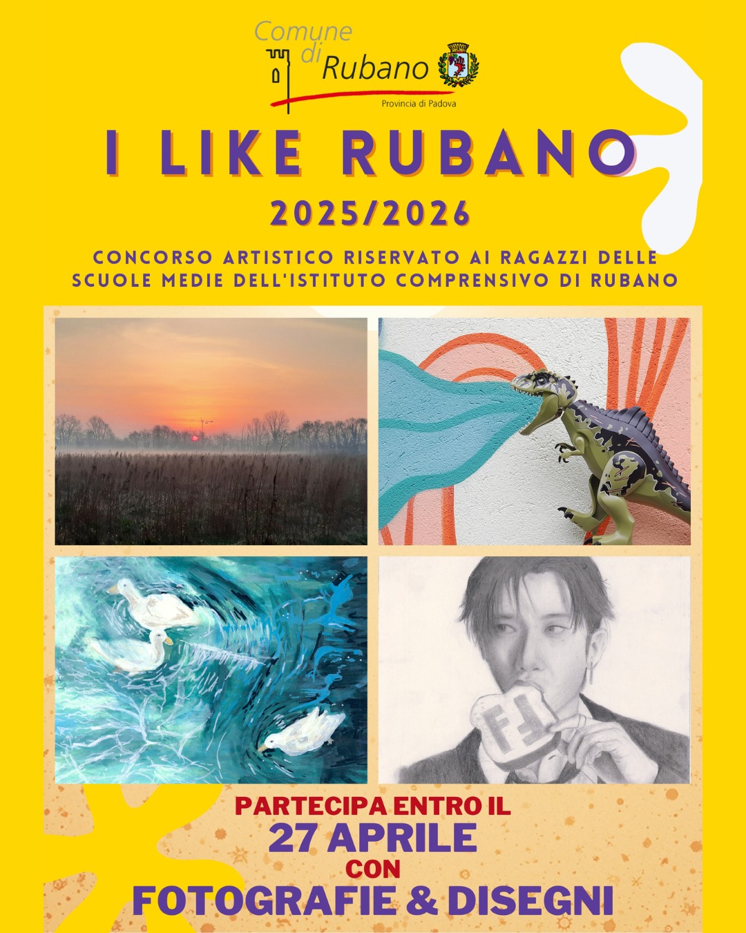 📷 𝙄 𝙇𝙄𝙆𝙀 𝙍𝙐𝘽𝘼𝙉𝙊 – 𝘾𝙤𝙣𝙘𝙤𝙧𝙨𝙤 𝙘𝙧𝙚𝙖𝙩𝙞𝙫𝙤... - Comune di Rubano | Facebook
