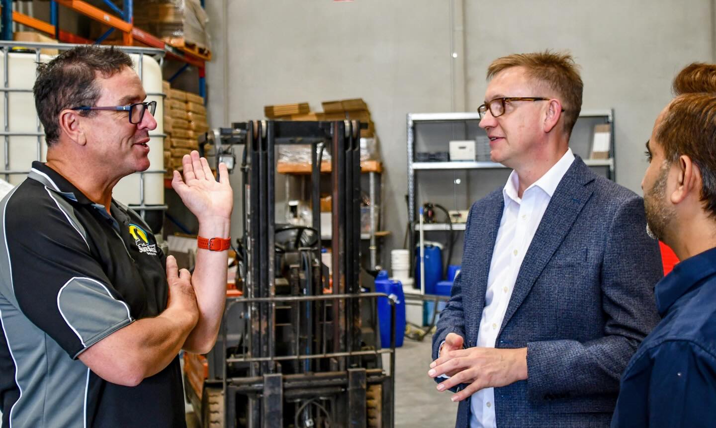 Julian - SureSeal is a great local business. Chatting about what they ...