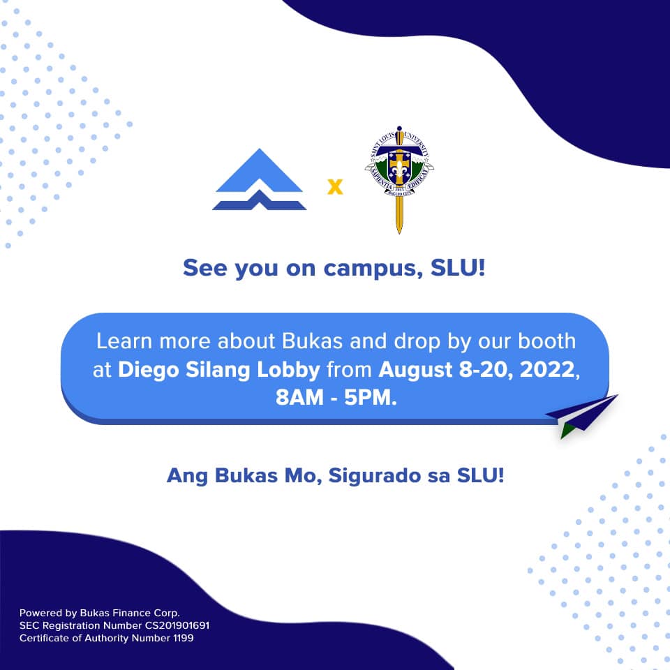 Saint Louis University - Bukas goes to SLU campus! 🥳 Real-time support ...