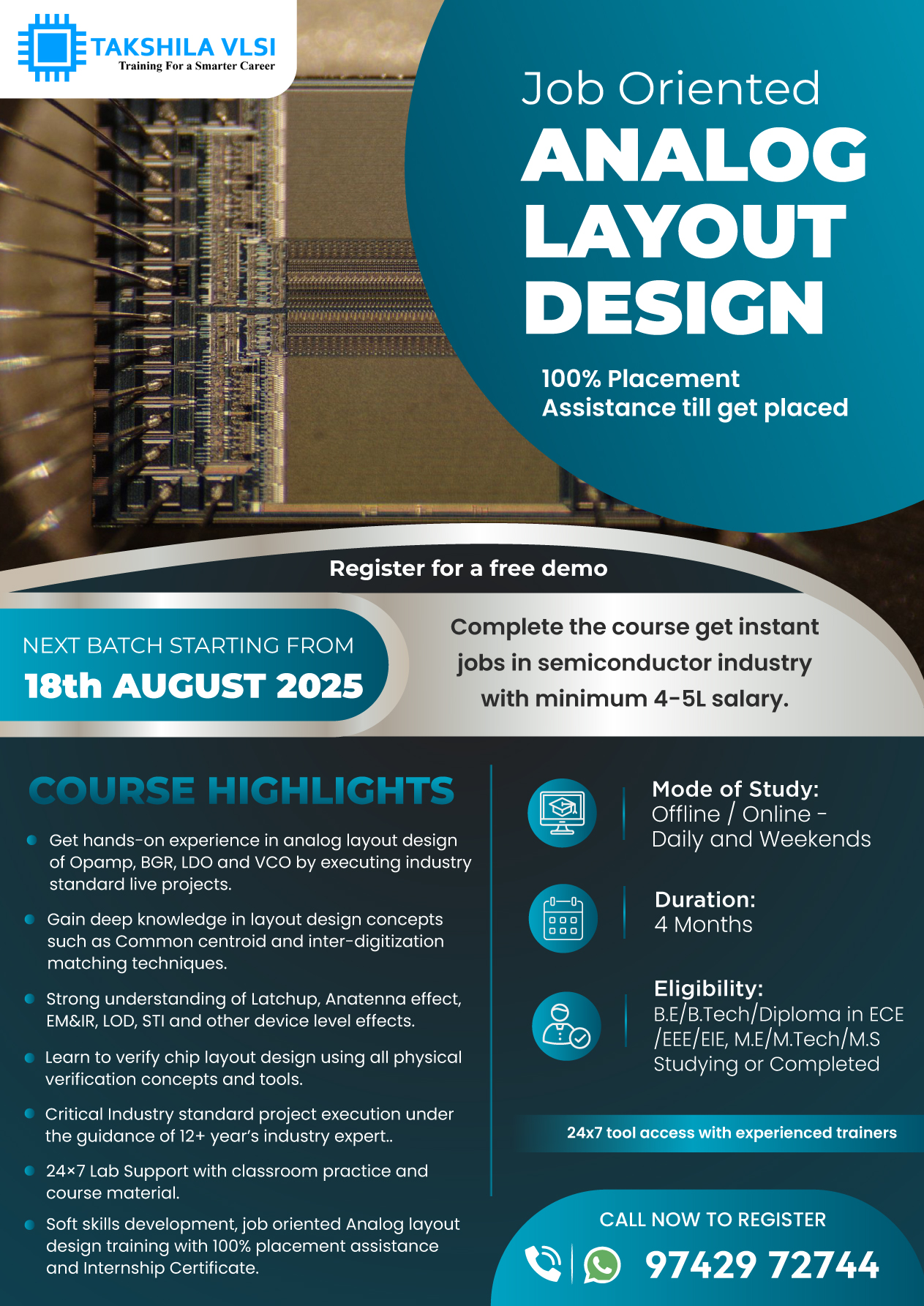 FPGA & IC Flow | Takshila VLSI’s Job Oriented Analog Layout Design ...