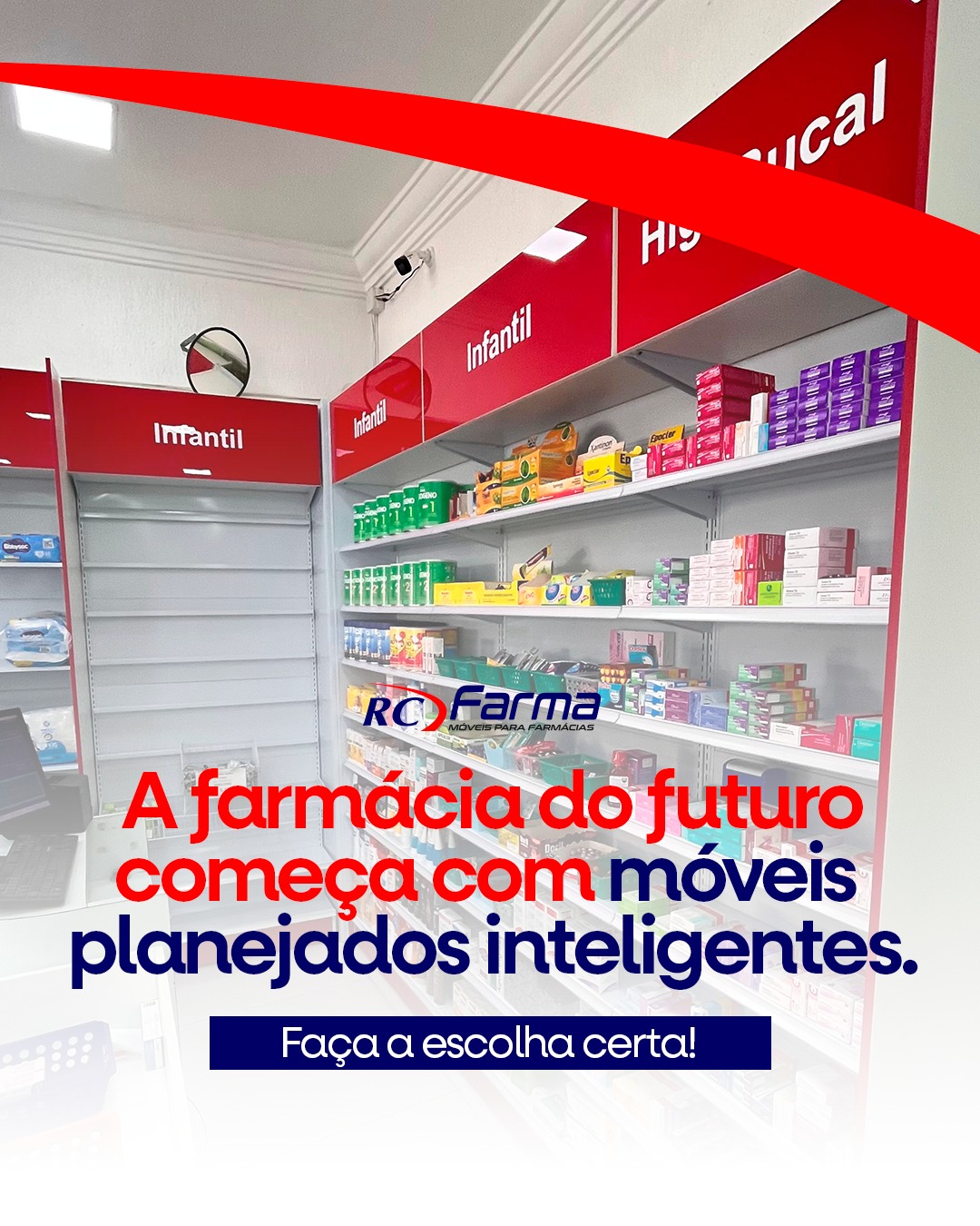RC Farma Móveis para Farmácia | São José do Rio Prêto SP