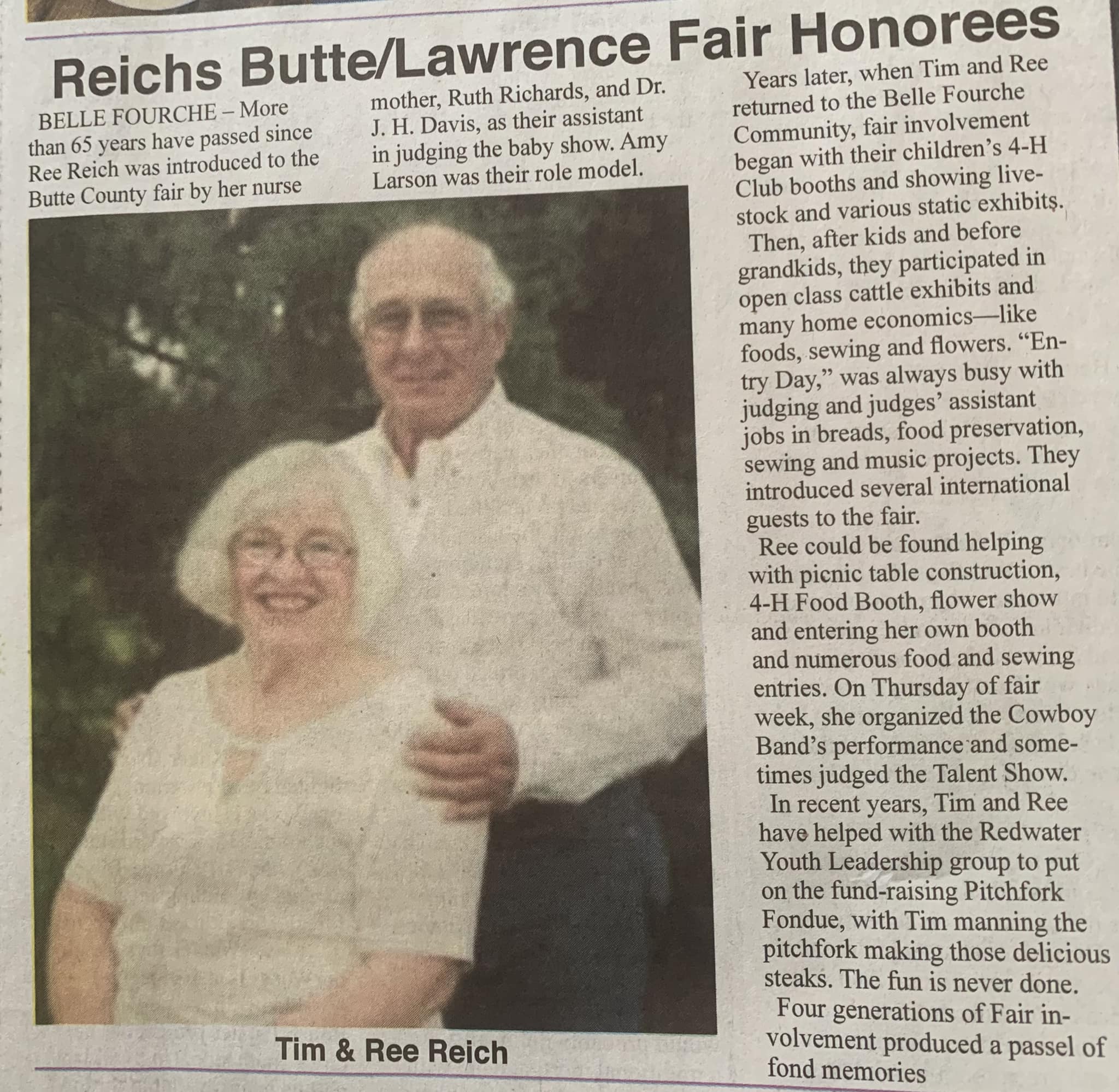 Congratulations to Tim and Ree Reich! - Belle Fourche Beacon | Facebook