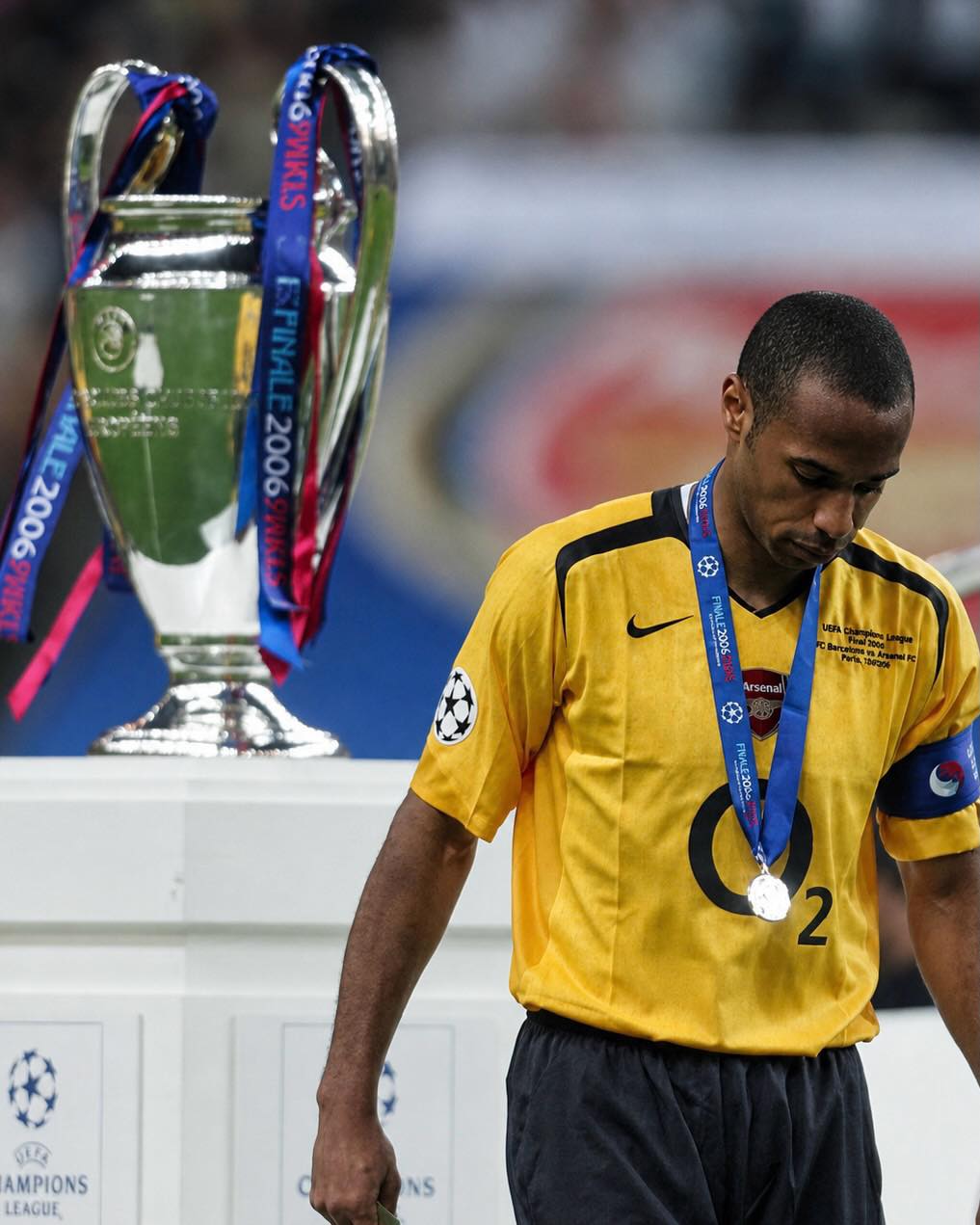 Thierry Henry will present the Champions League trophy tonight. He