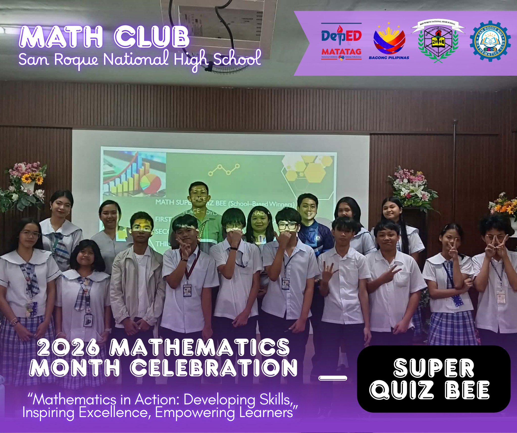 📐 GRADE 8 MATH SUPER QUIZ BEE 2026 📊... - MATH TIME - SRNHS | Facebook