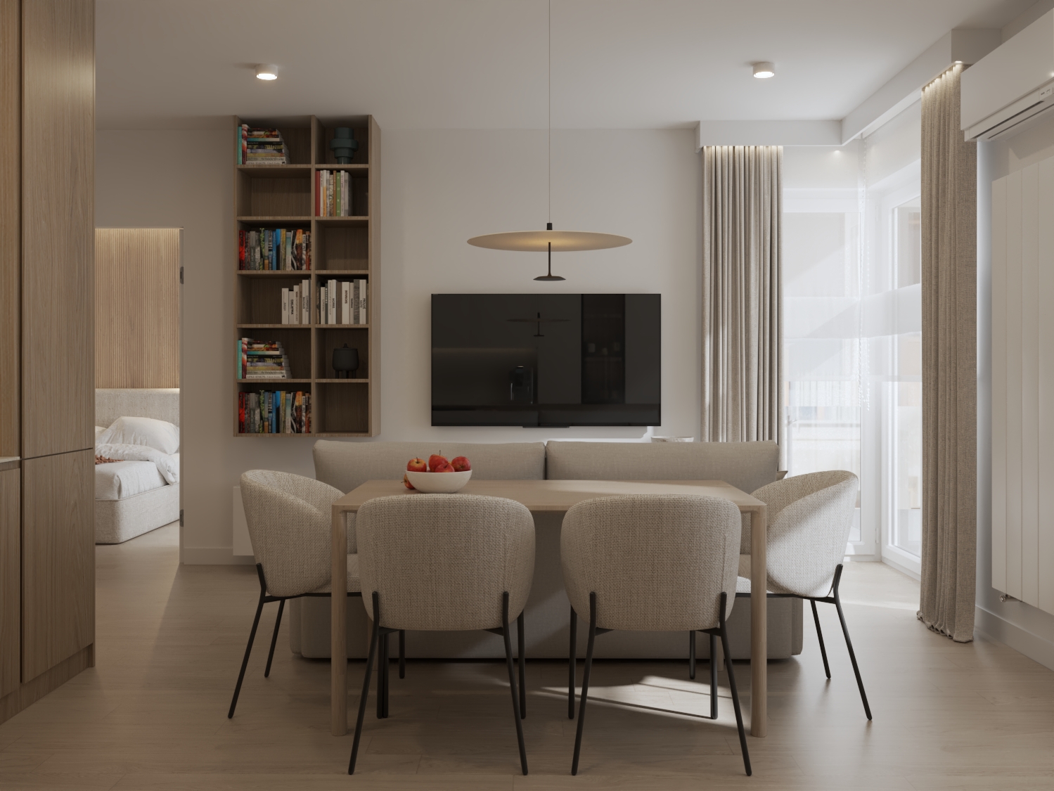 LIVING ROOM interior design | Warsaw