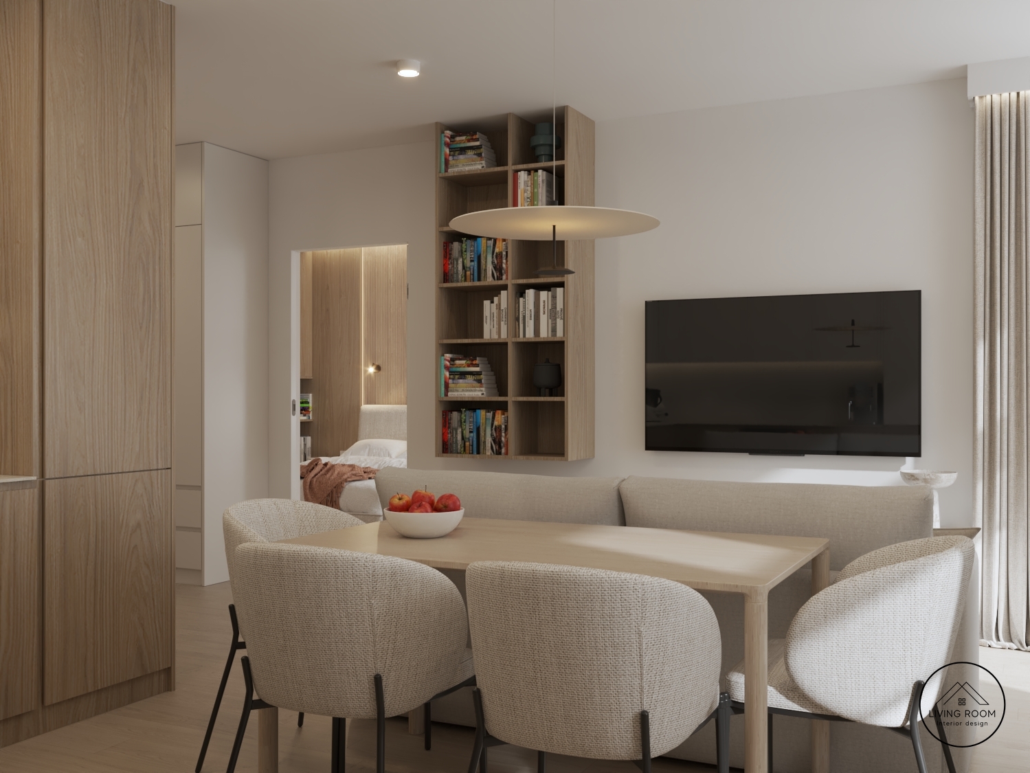 LIVING ROOM interior design | Warsaw