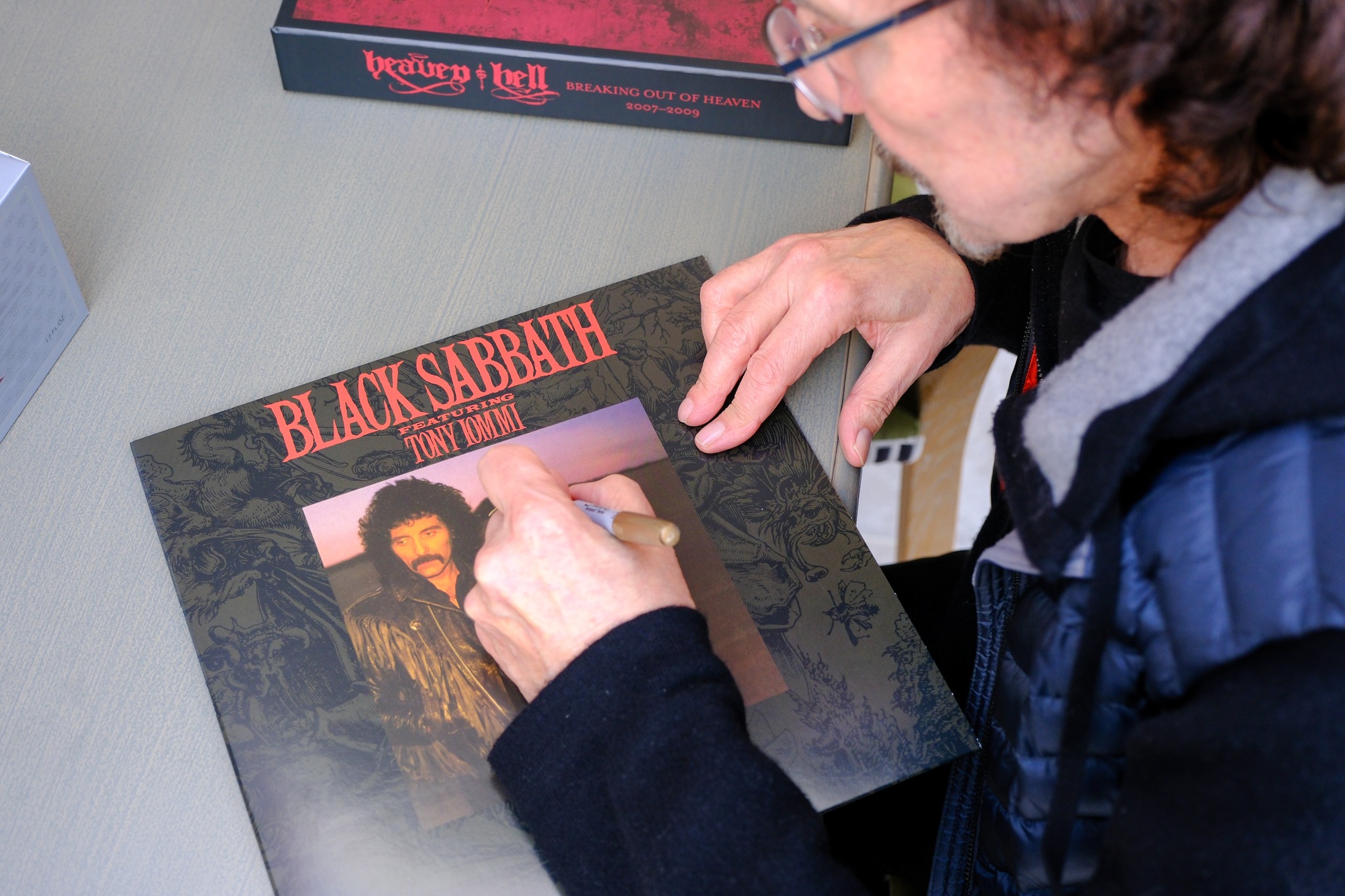 A very special red splatter vinyl release of 