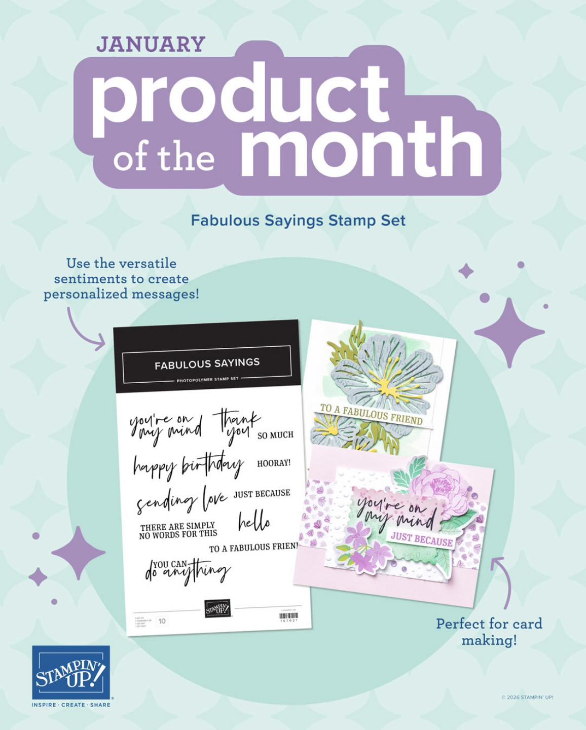 Stamping - January 2026 Product of the Month - Now available while ...