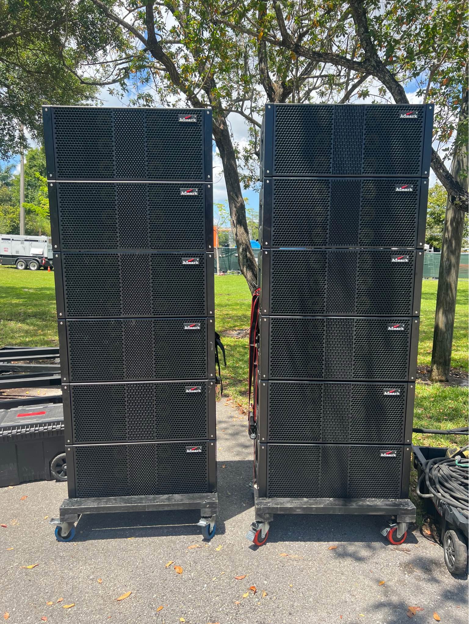 12x Admark L5A Active Line Arrays - Speakers & Subwoofers - Greensboro ...